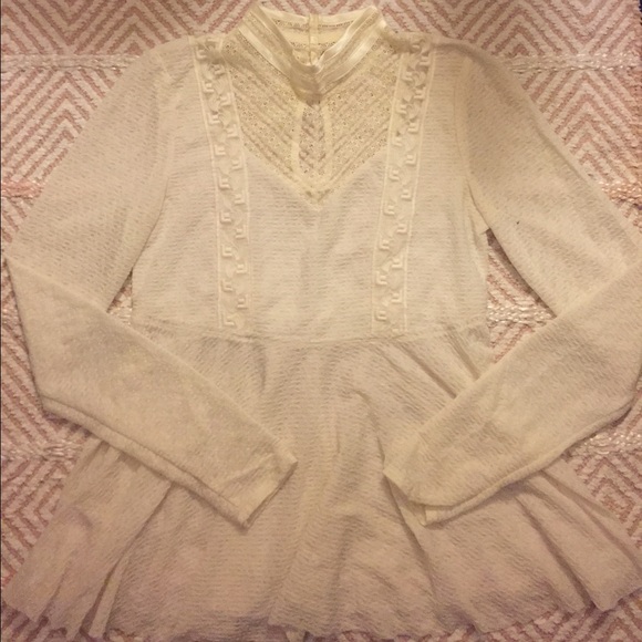 Free People Lace Top