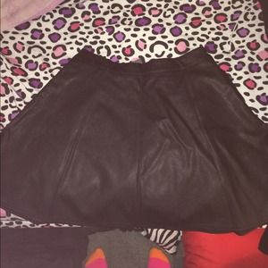 Abercrombie black skater skirt