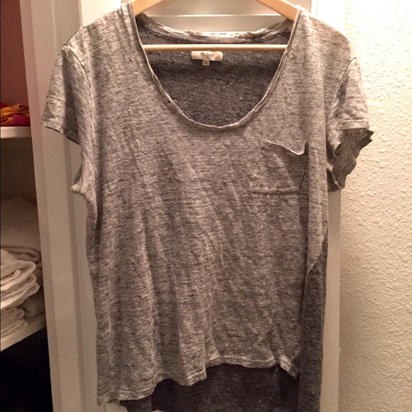 ❌SOLD❌ Light Grey/Dark Grey Madewell T-Shirt