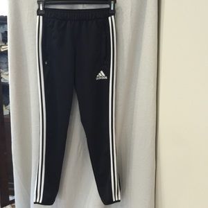 Adidas NWOT black white sweats sweatpants workout