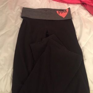 Pink yoga pants