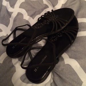 Black sandals
