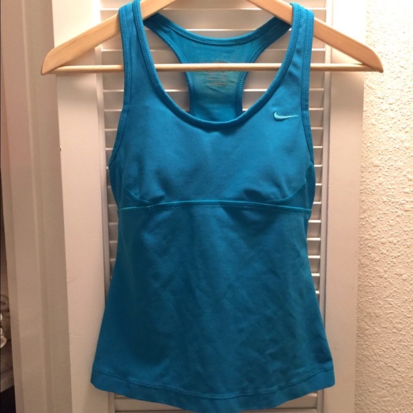 ❌SOLD❌ Nike Fit Dry Blue Exercise Top - XS