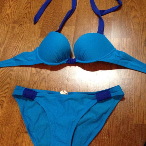 aerie Other - Blue Push-up Bikini