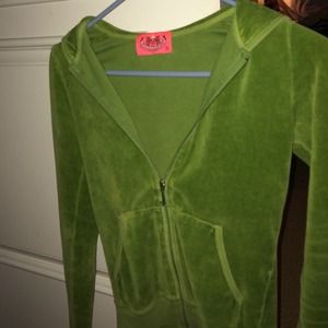 Green juicy couture jacket size small
