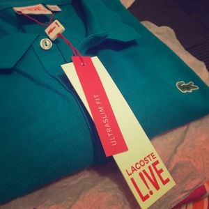 Lacoste Men polo "Borneo Blue" 100% cotton