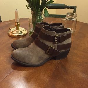 🔥Cute stone and chocolate booties