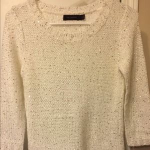 The Limited Winter White Sweater