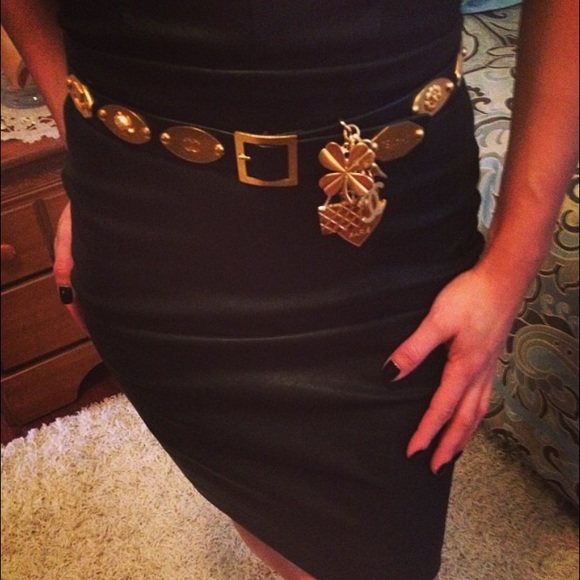 Chanel  vintage waist belt with charms