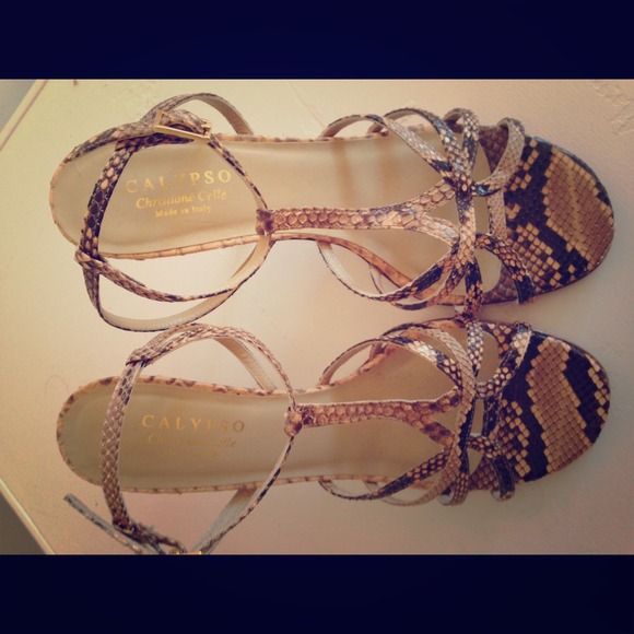 Calypso Snakeskin Shoes