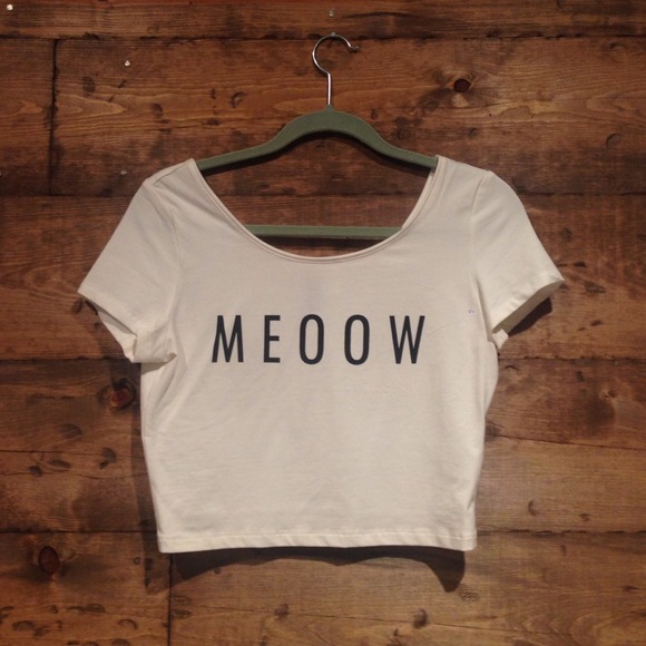 Divided Meoow Crop Top