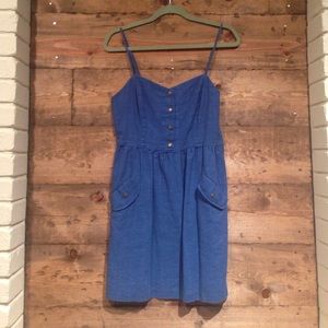 Urban Outfitters Blue Denim Dress