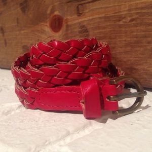 Forever 21 Thin Red Belt