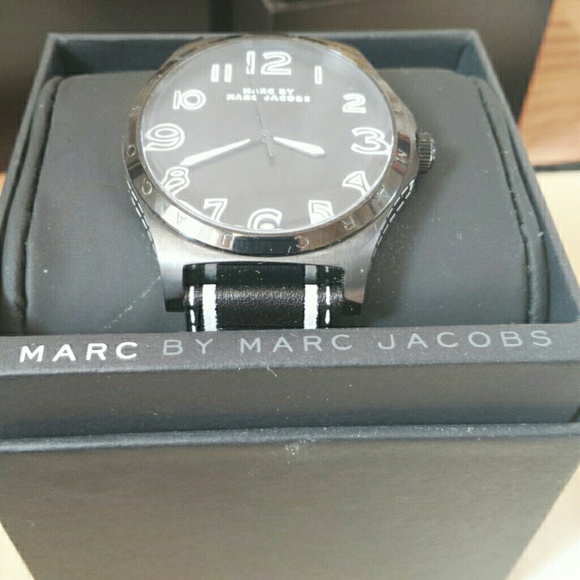 SOLD Black Marc Jacobs leather watch