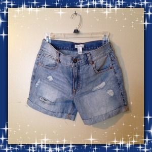 Denim High Waisted Shorts