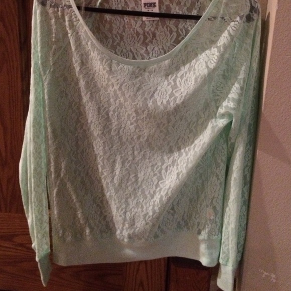 Women's VS green Long sleeve shirt