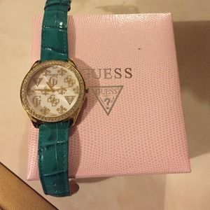 Guess turquoise watch