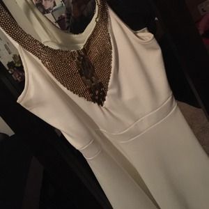 White Studded Skater Skirt✨