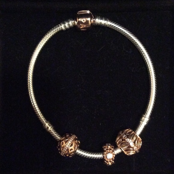 Pandora bracelet. NWT. Sterling & pandora rose
