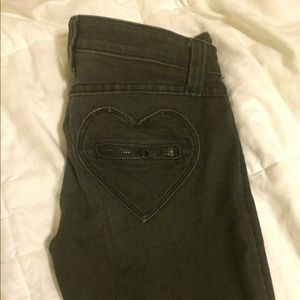 Frankie B charcoal grey skinny jeans so 28
