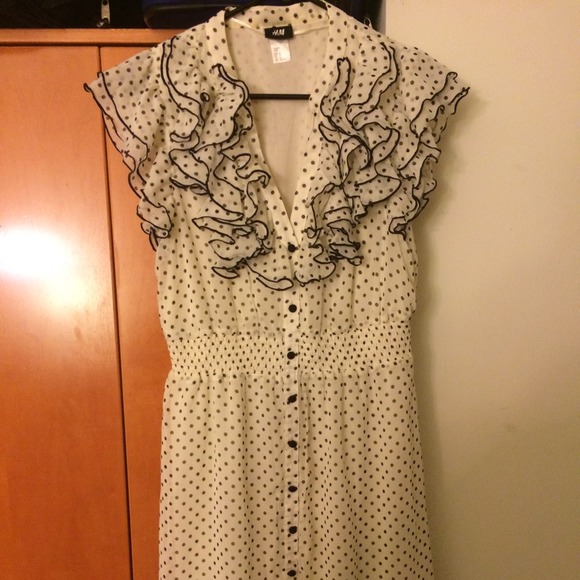 Polka Dot Frilly Dress