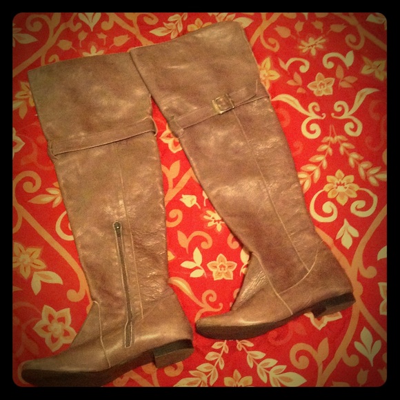 🔥Thigh high authentic leather boots