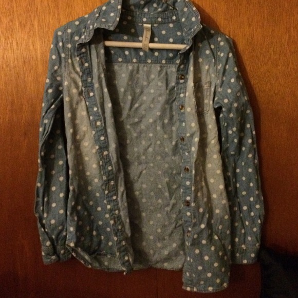 Polka dot flannel