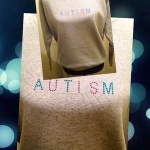 SOLD!!!!! Handmade Autism Sweatshirt, M