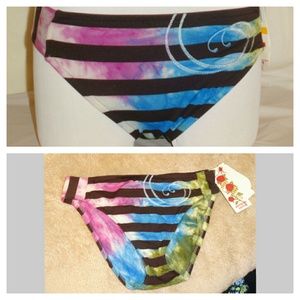 NWT Beautiful Lucky Brand Tie Dye Swimsuit Bottom