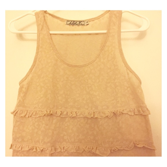 Chloe K Peach Tank Top - Picture 3 of 4