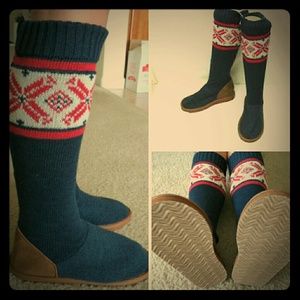 Sox-Tab  Cloe Sweater Knit Slipper Boot