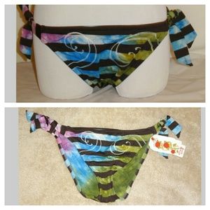 NWT Lucky Brand Tie Dye Swimsuit Bottom