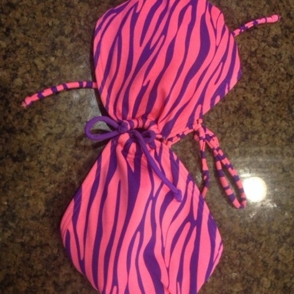 Pink and purple zebra bikini from joe boxer