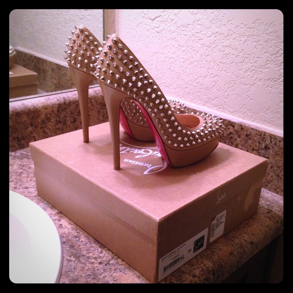 Christian louboutin Bianca spiked heels