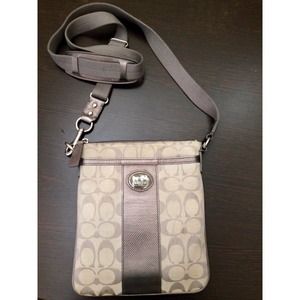 Silver Coach purse