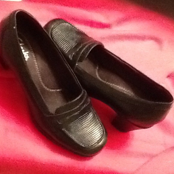 Clark's black shoes