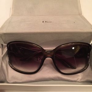 DIOR sun glasses with original box and cloth.