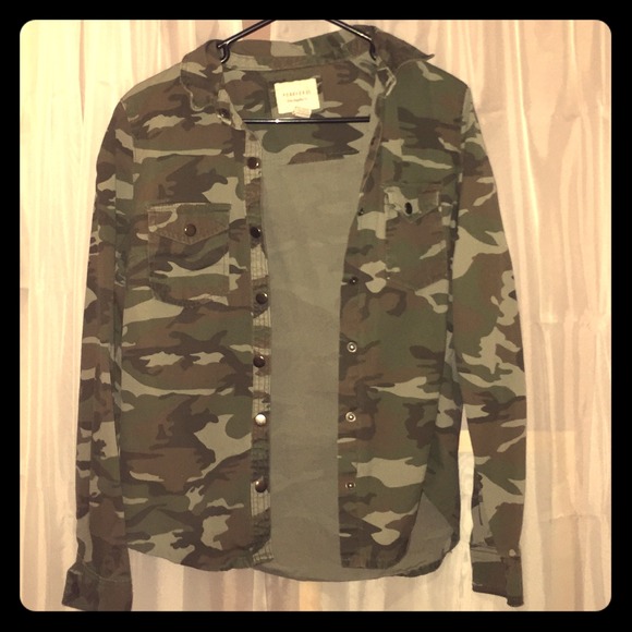 ***HOLD*** Forever 21 Army Print Jacket