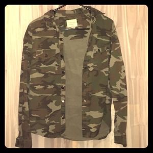 ***HOLD*** Forever 21 Army Print Jacket