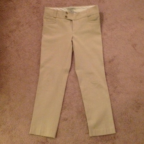 Never worn - Banana Republic Sloan Crop Pants