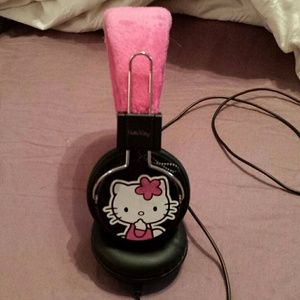 Hello Kitty DJ headphones...Never used..adjustable