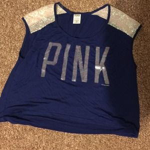 Pink crop top
