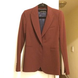 Zara maroon blazer