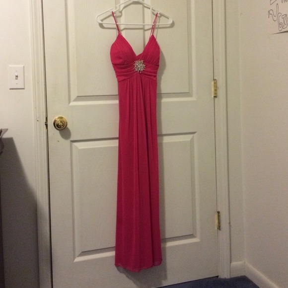 Hot pink pageant dress!