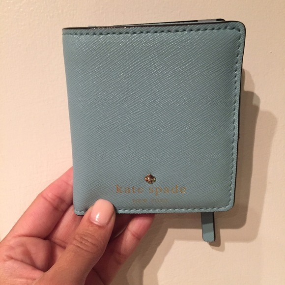 Kate spade - bifold blue wallet