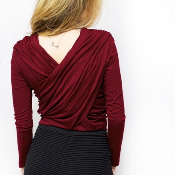 Ruches wrap v neck - Picture 3 of 3