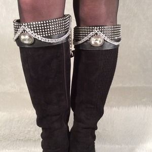 Original Rhinestone Jeweled Boot Cuffs