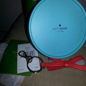 Kate Spade bow key fob