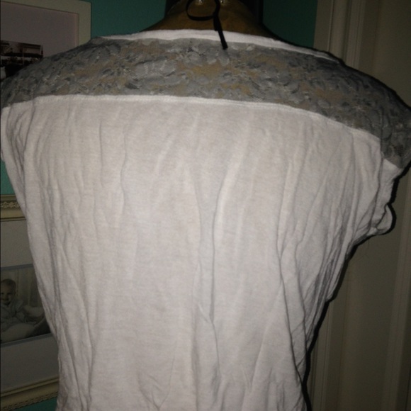 Pacsun Grey Lace Top - Picture 4 of 4