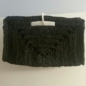 Straw vintage clutch
